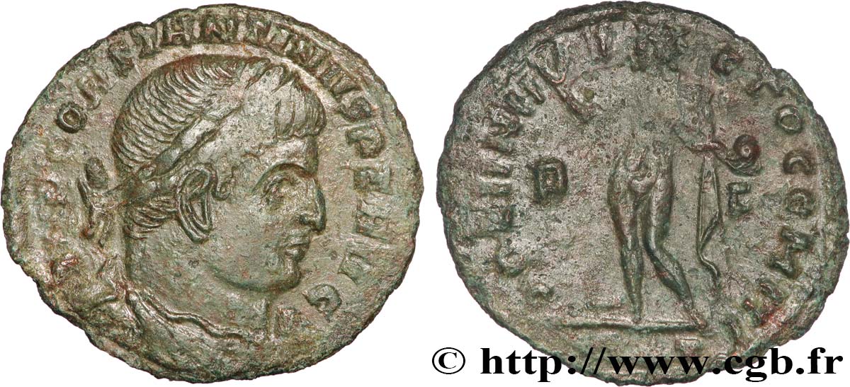 CONSTANTINE I THE GREAT Follis ou nummus AU/XF