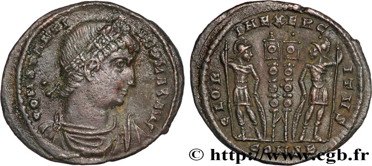 CONSTANTINE I THE GREAT Centenionalis ou nummus AU