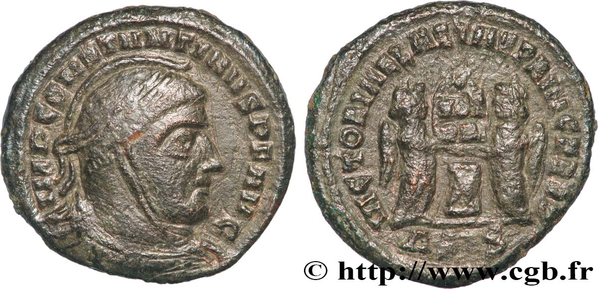 CONSTANTINE I THE GREAT Centenionalis ou nummus AU/XF