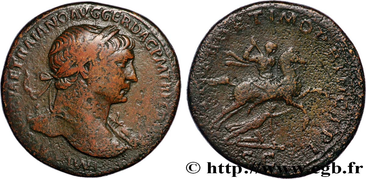 TRAJAN Sesterce TTB