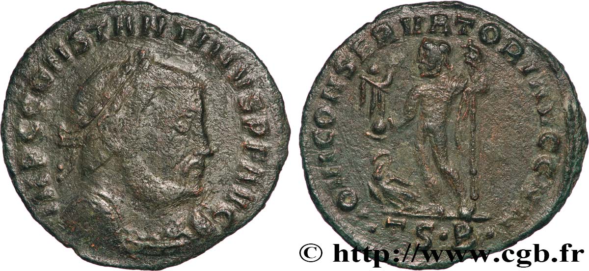 CONSTANTINE I THE GREAT Follis ou nummus XF