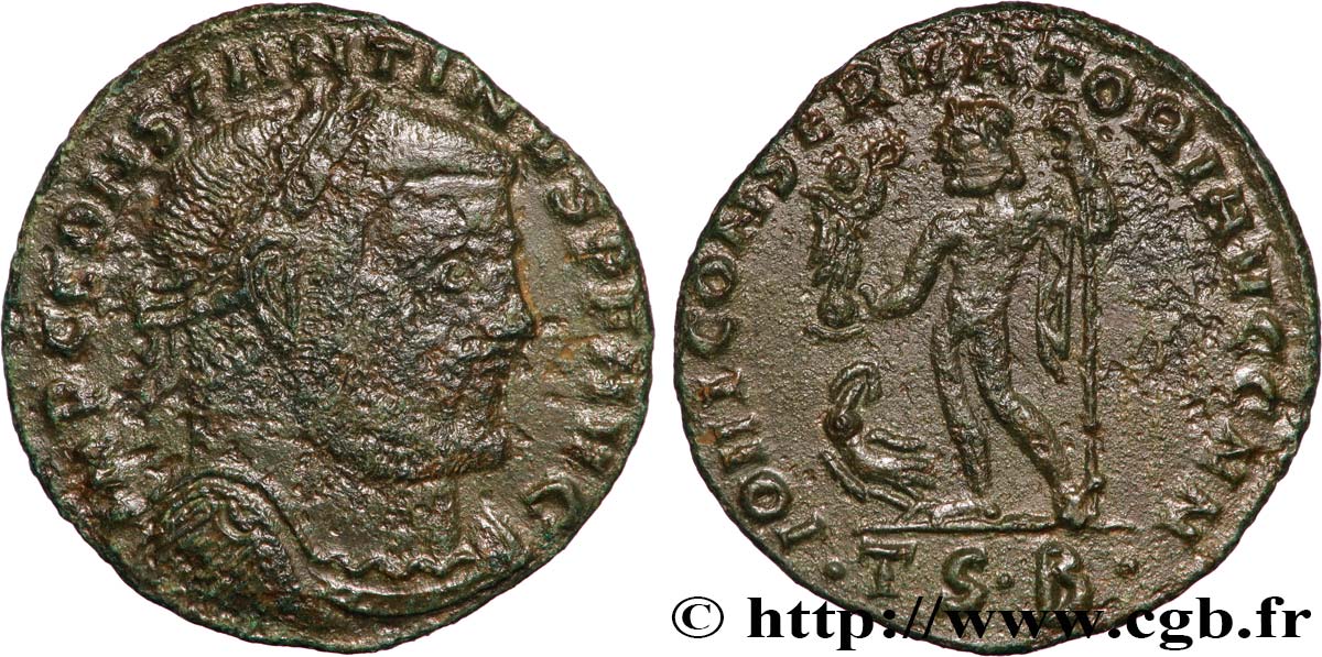 CONSTANTINO I EL MAGNO Follis ou nummus MBC