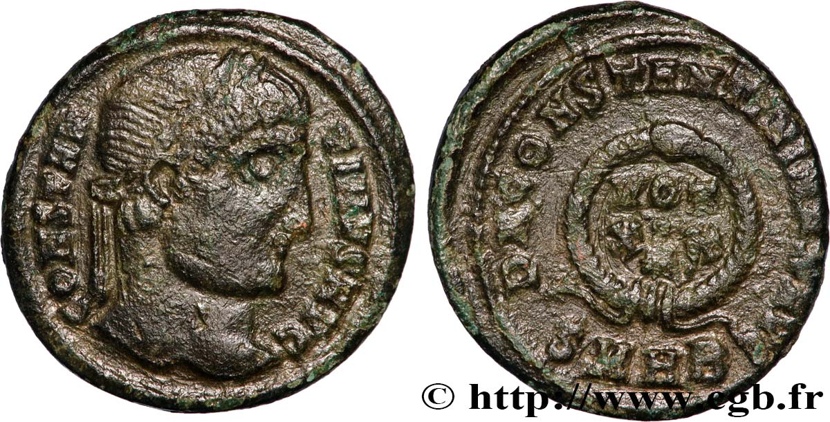 CONSTANTINE I THE GREAT Centenionalis ou nummus AU