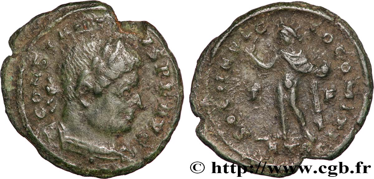 CONSTANTINO I EL MAGNO Follis ou nummus BC+