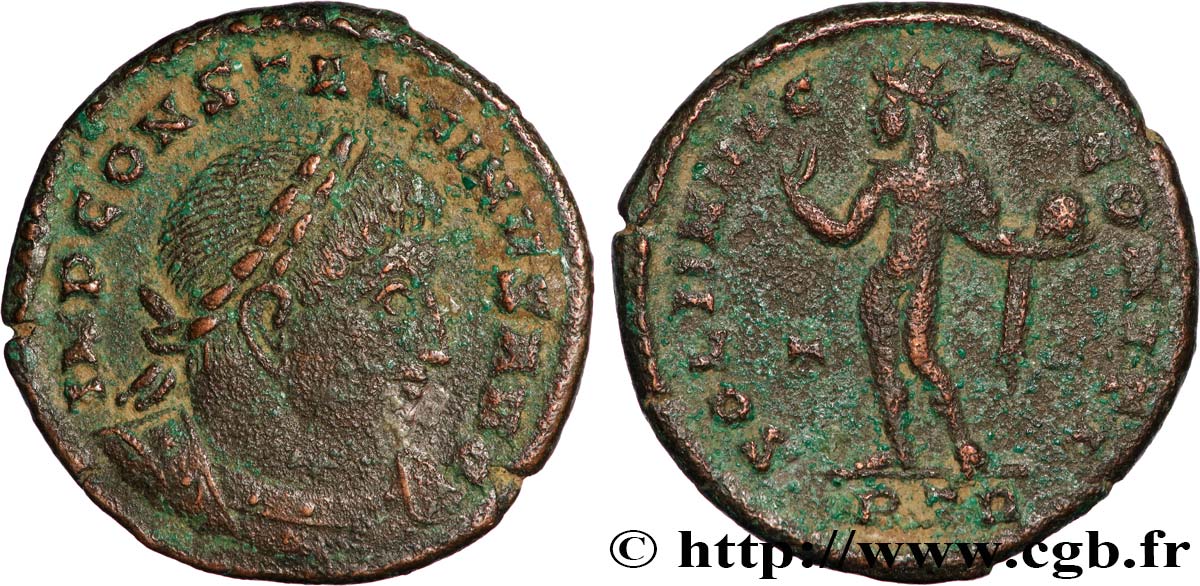 CONSTANTINE I THE GREAT Follis ou nummus XF