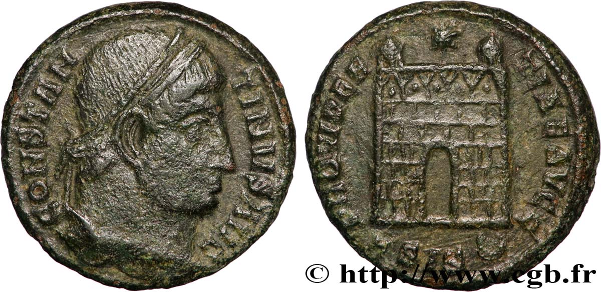 CONSTANTINE I THE GREAT Centenionalis ou nummus AU