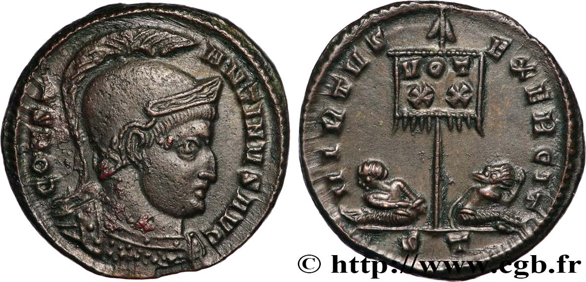 CONSTANTINE I THE GREAT Centenionalis ou nummus AU