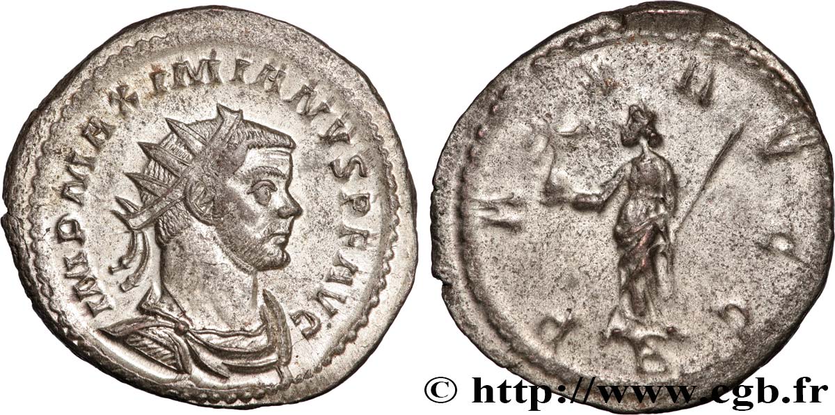 MAXIMIANUS HERCULIUS Aurelianus AU/XF