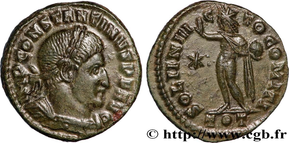 CONSTANTINE I THE GREAT Follis ou nummus AU