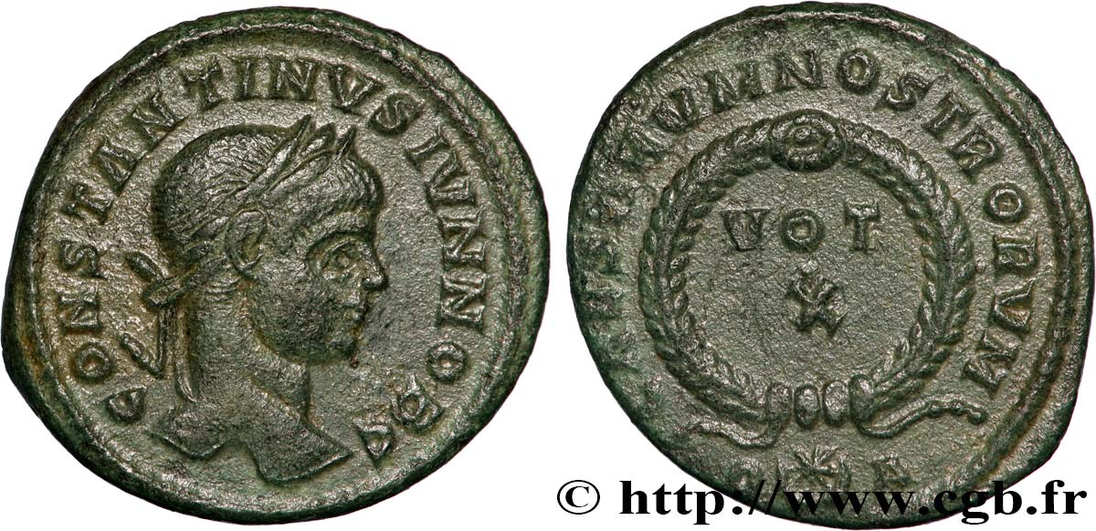 CONSTANTINE II Centenionalis ou nummus AU