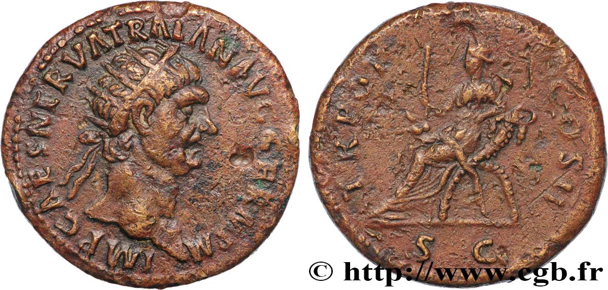 TRAJAN Dupondius TTB/TB+