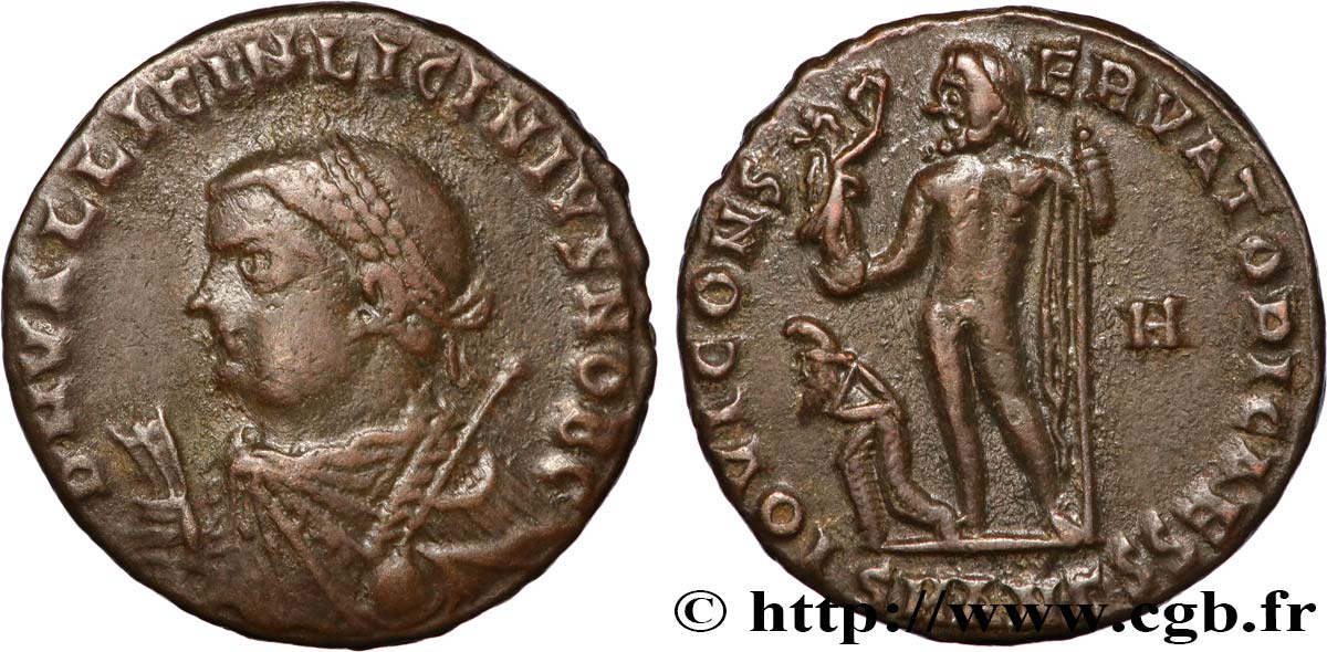 LICINIUS II Centenionalis ou nummus AU