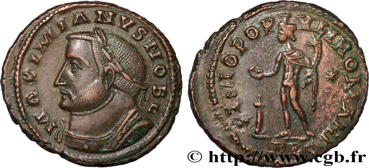 GALERIUS Follis ou nummus AU/XF