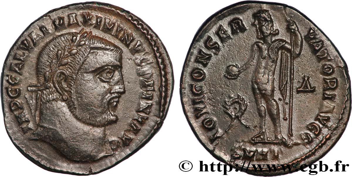 MAXIMINUS II DAZA Follis ou nummus fVZ