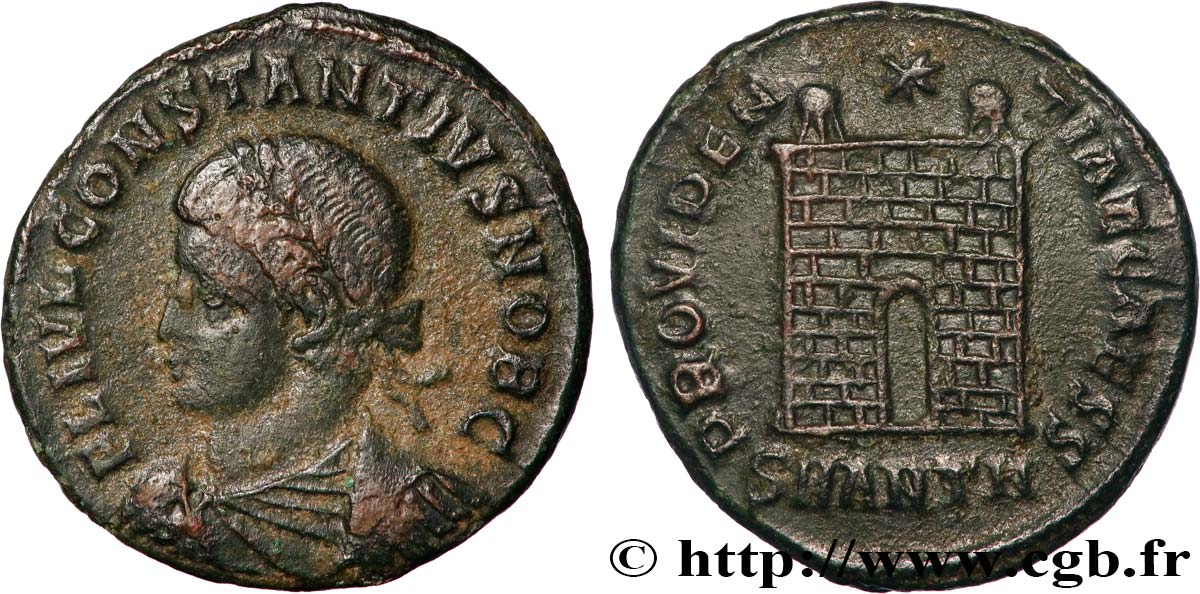 CONSTANTIUS II Centenionalis ou nummus SS/fVZ