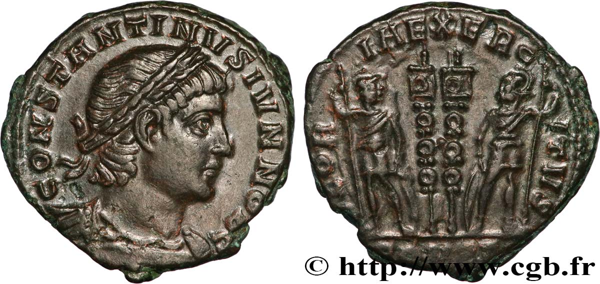 CONSTANTINE II Centenionalis ou nummus AU/AU