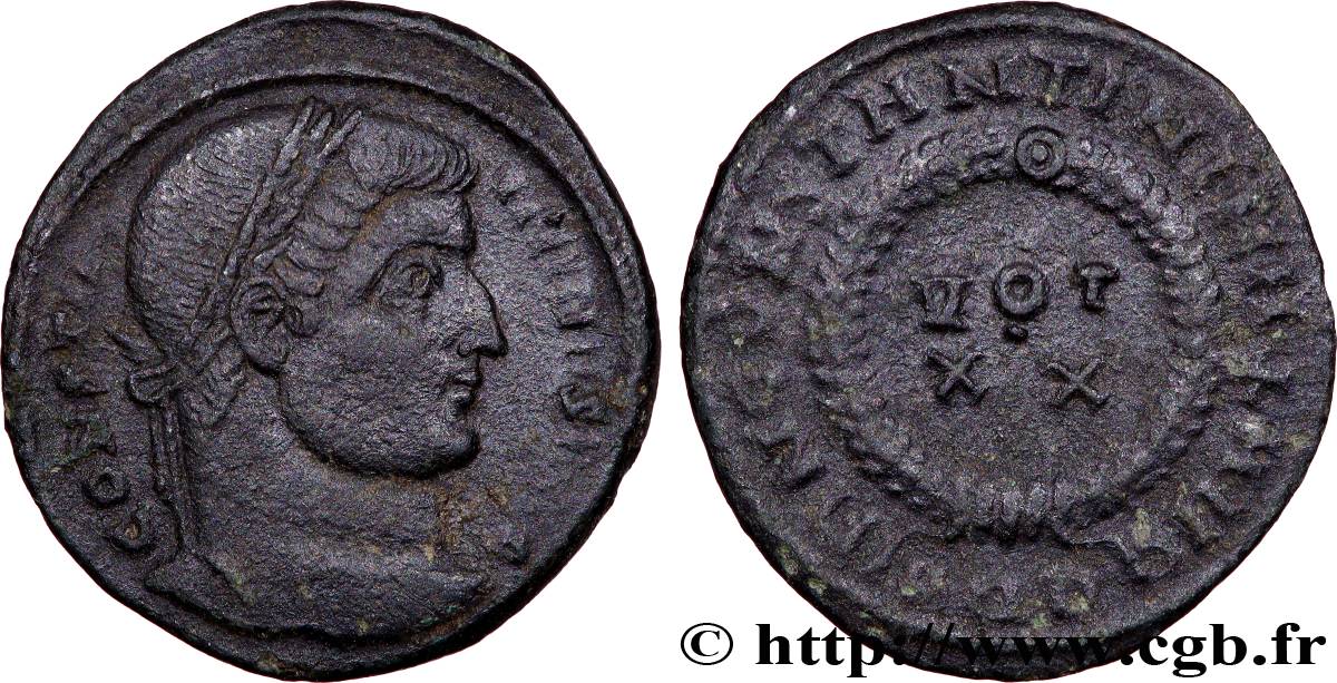 CONSTANTINE I THE GREAT Centenionalis ou nummus XF