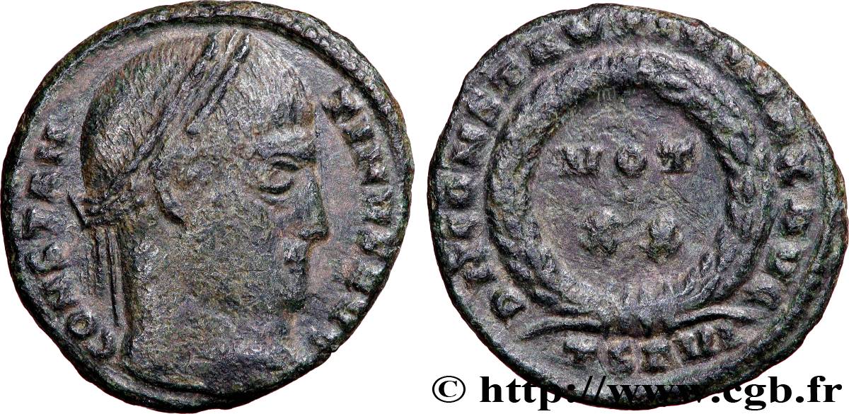 CONSTANTINE I THE GREAT Centenionalis ou nummus XF