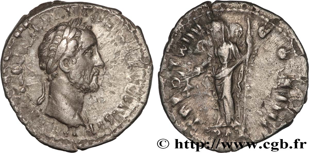 ANTONINUS PIUS Denier SS