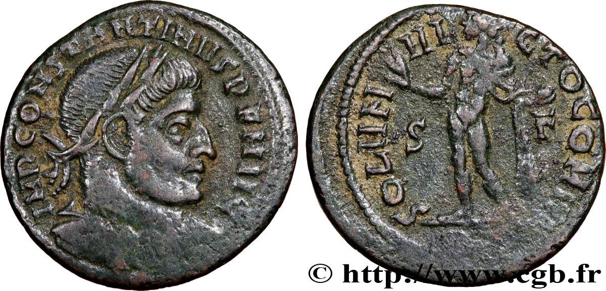 CONSTANTINE I THE GREAT Follis ou nummus VF