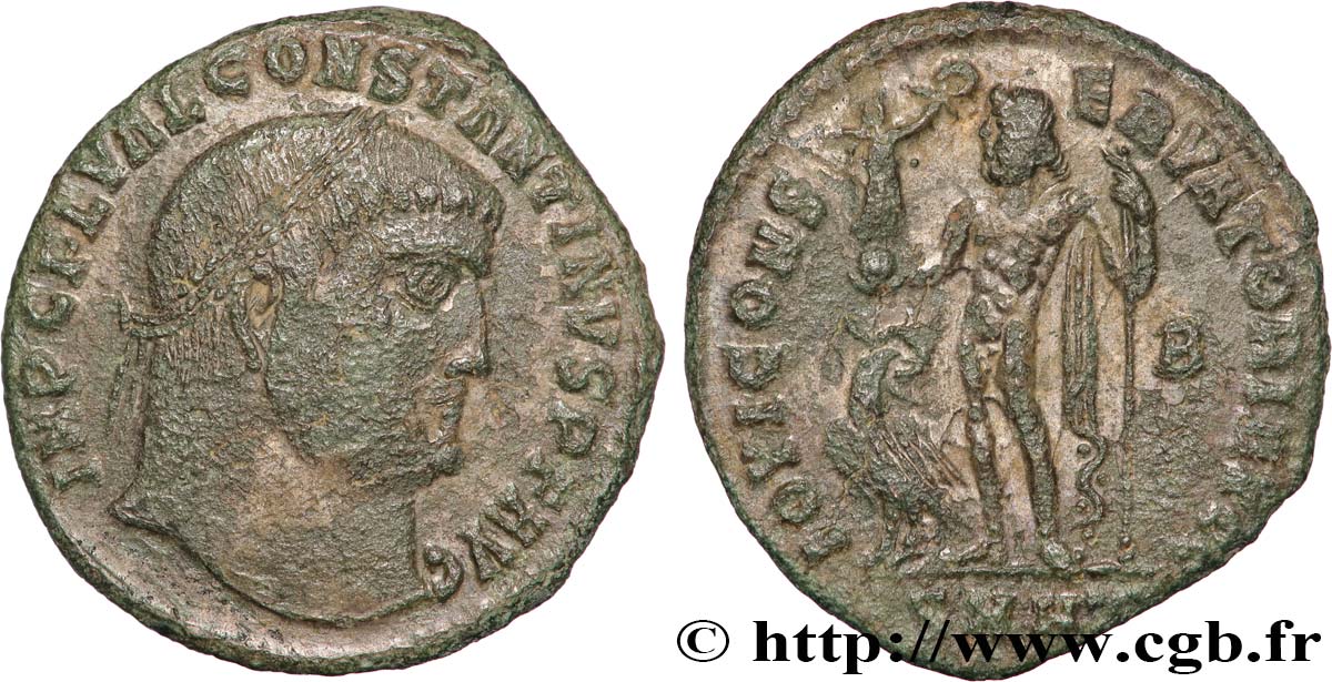 CONSTANTINE I THE GREAT Follis ou nummus XF