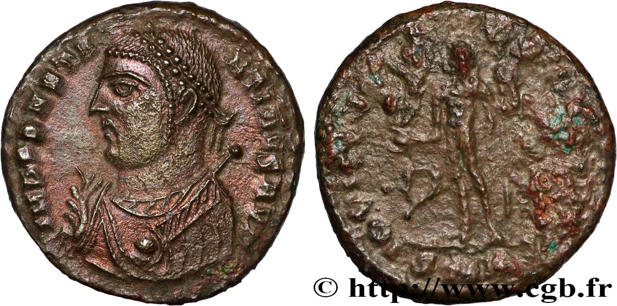 CONSTANTINE I THE GREAT Follis ou nummus AU/VF