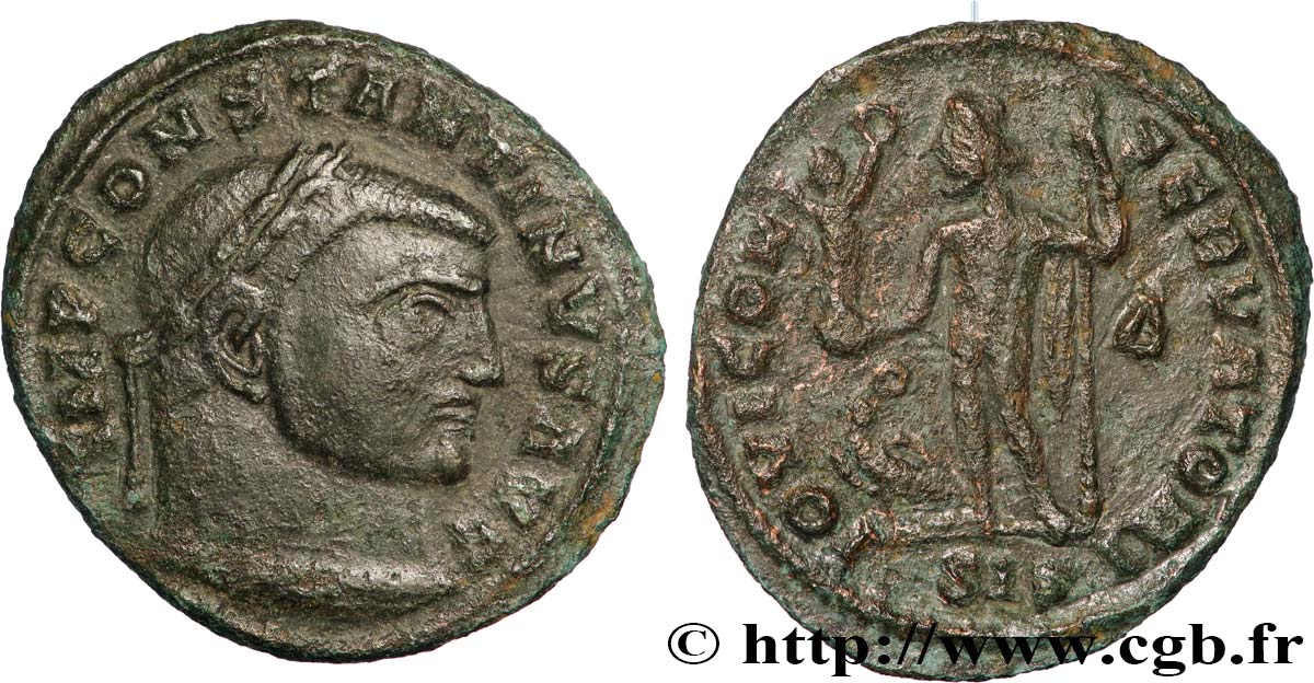 CONSTANTINE I THE GREAT Follis ou nummus XF