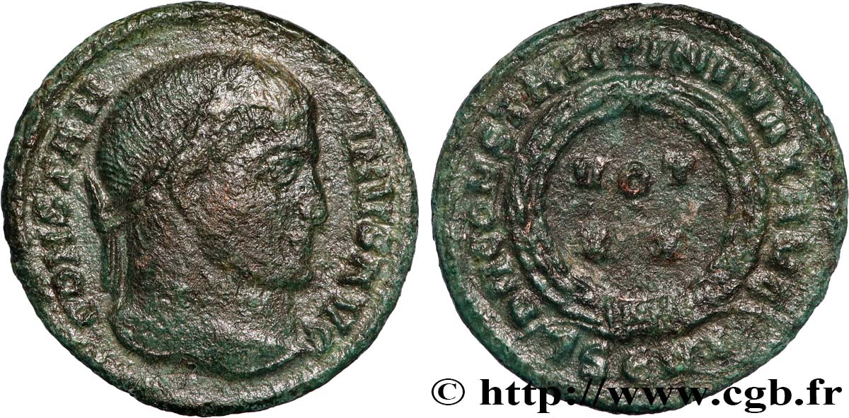 CONSTANTINE I THE GREAT Centenionalis ou nummus XF