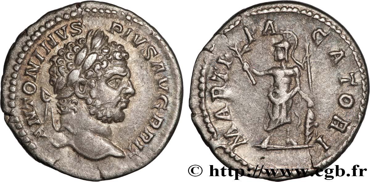 CARACALLA Denier SUP/TTB+