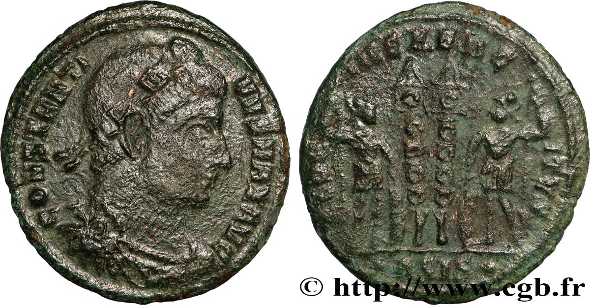 CONSTANTINE I THE GREAT Centenionalis ou nummus XF