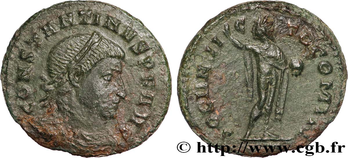 CONSTANTINE I THE GREAT Follis ou nummus XF