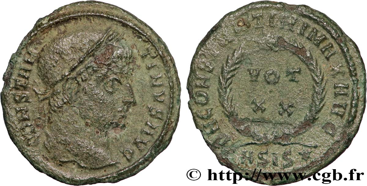 CONSTANTINE I THE GREAT Centenionalis ou nummus XF