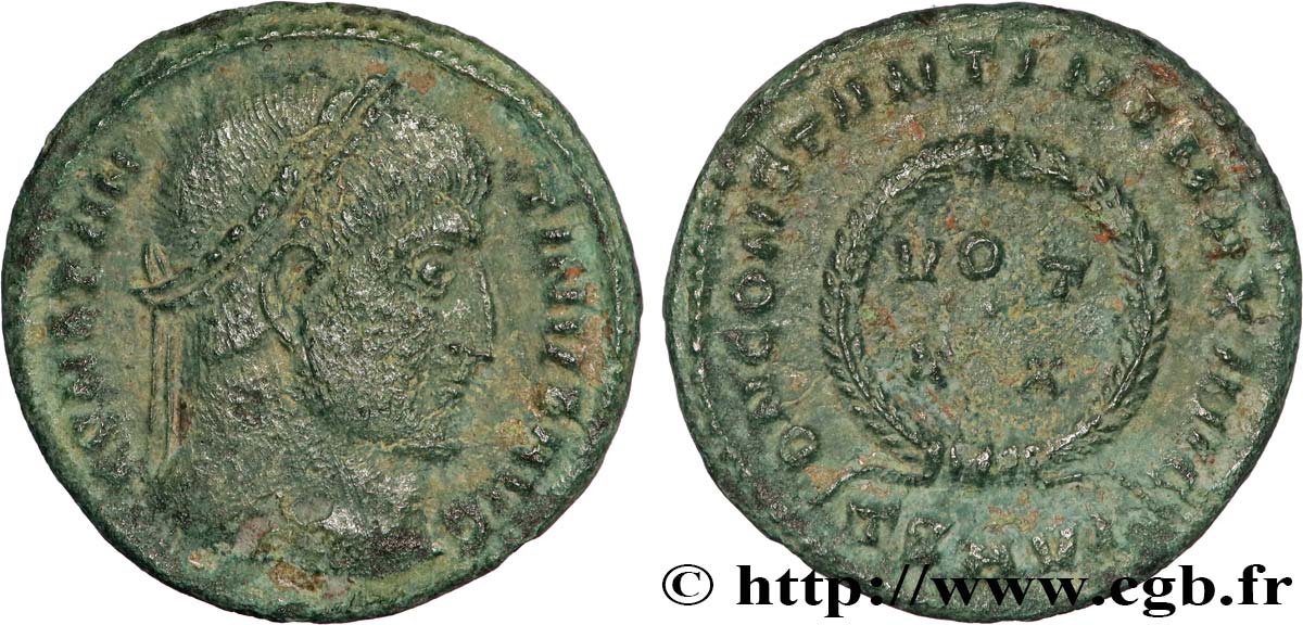 CONSTANTINE I THE GREAT Centenionalis ou nummus XF