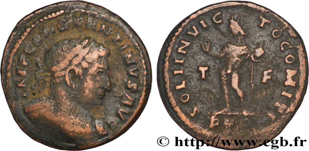 CONSTANTINE I THE GREAT Follis ou nummus VF