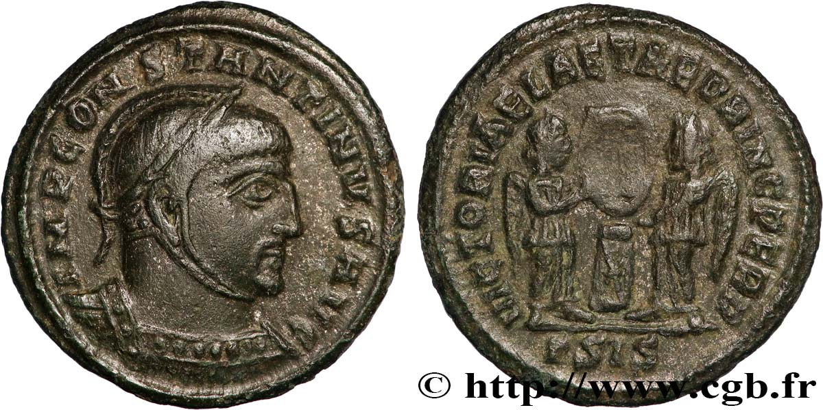 CONSTANTINO I EL MAGNO Centenionalis ou nummus MBC+