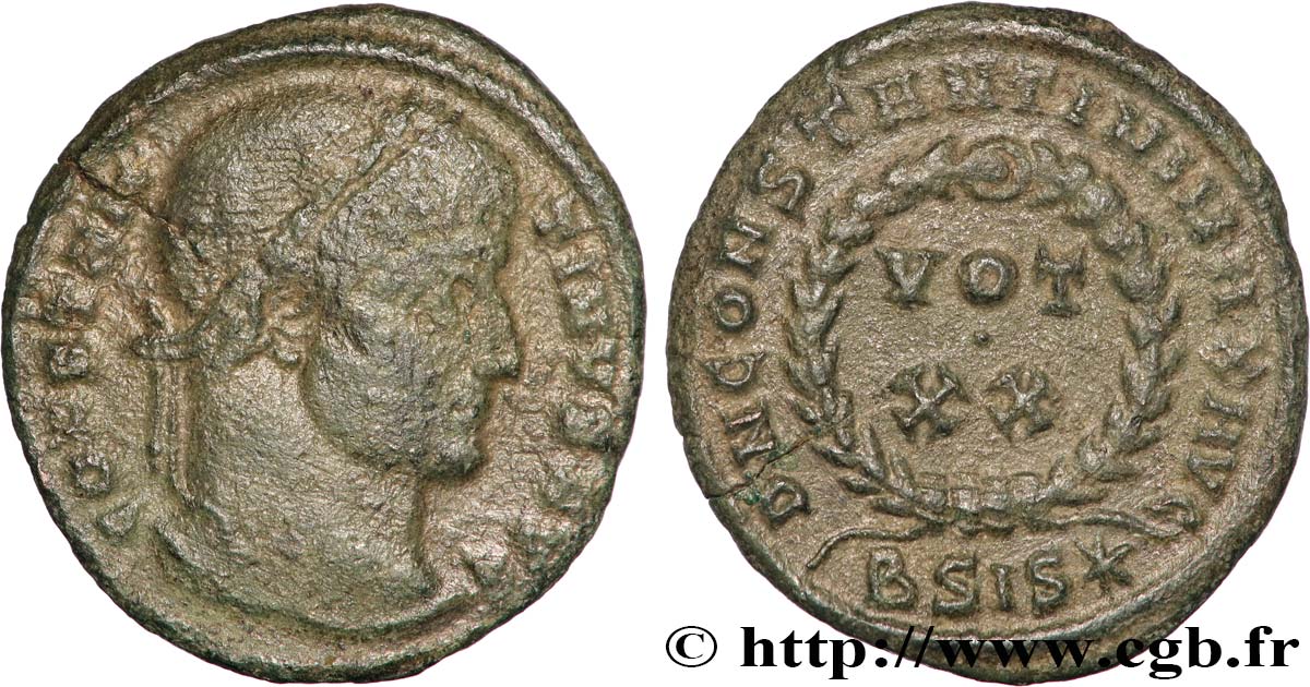 CONSTANTINE I THE GREAT Centenionalis ou nummus XF/AU