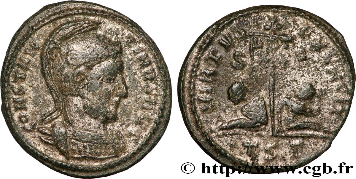 CONSTANTIN Ier LE GRAND Centenionalis ou nummus TTB+/TTB