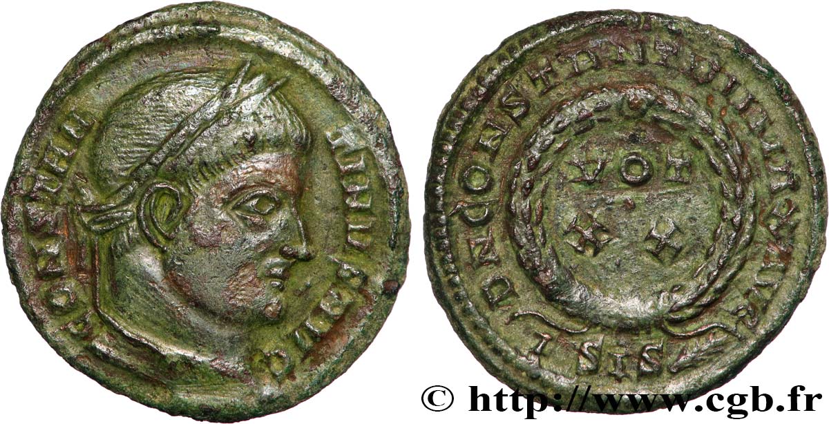 CONSTANTINE I THE GREAT Centenionalis ou nummus AU