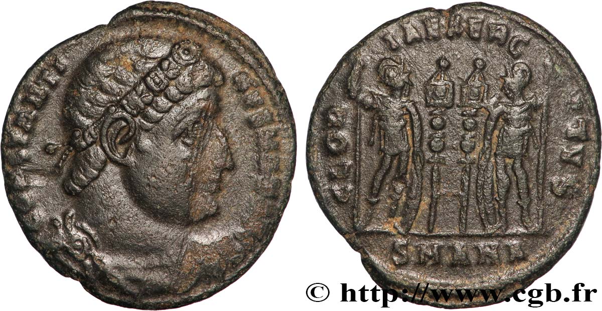 CONSTANTINE I THE GREAT Centenionalis ou nummus AU