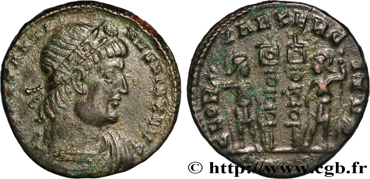 CONSTANTINE I THE GREAT Centenionalis ou nummus AU/XF