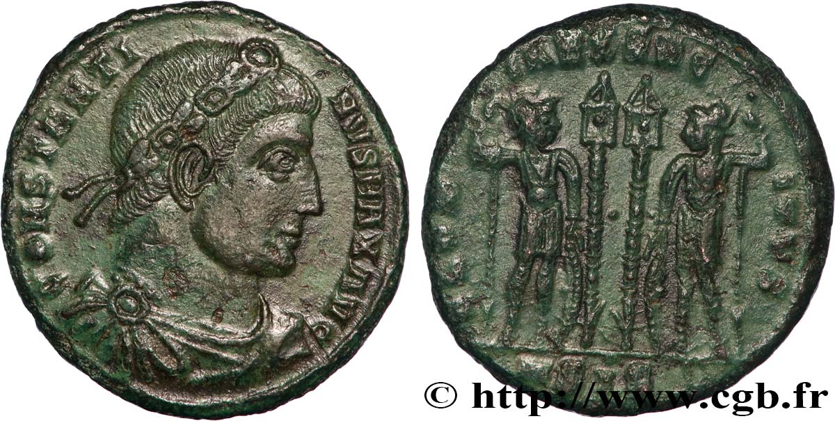 CONSTANTINE I THE GREAT Centenionalis ou nummus AU/XF