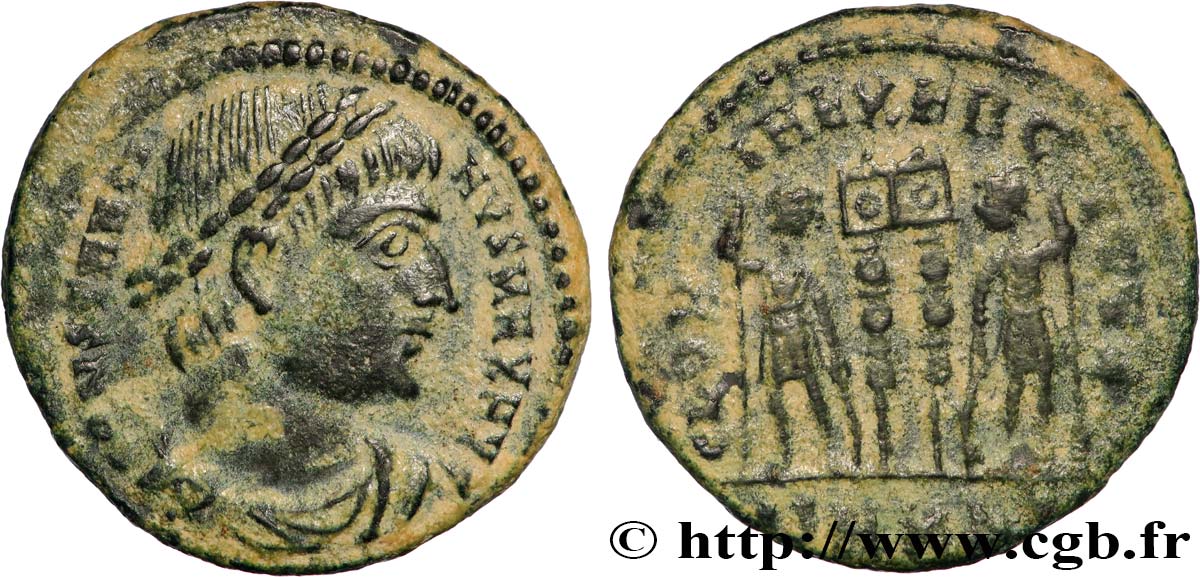 CONSTANTINE I THE GREAT Centenionalis ou nummus AU/XF