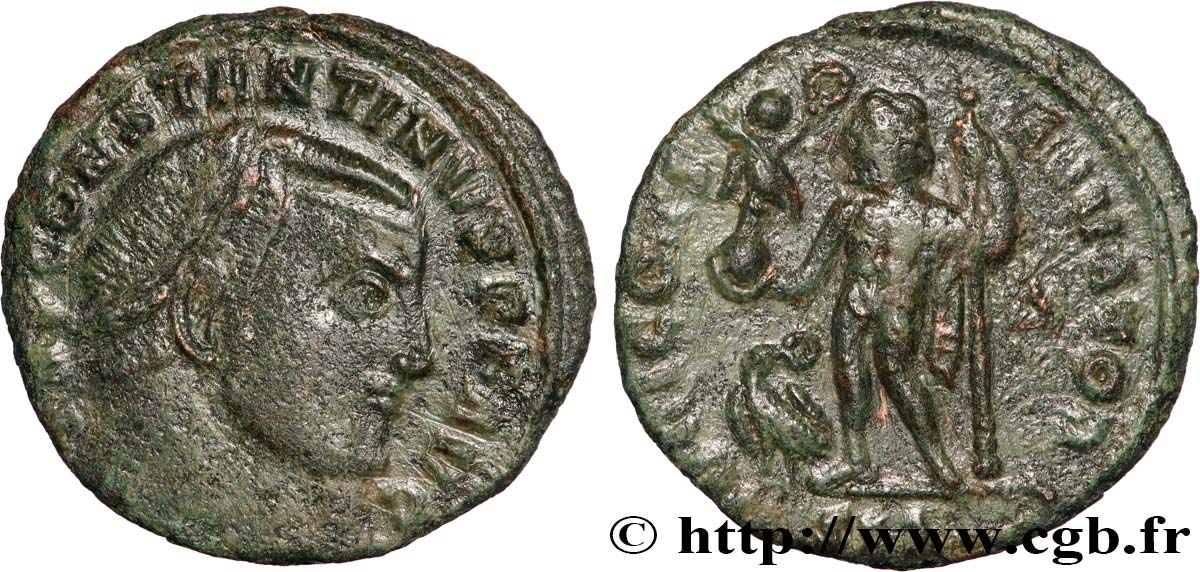 CONSTANTINE I THE GREAT Follis ou nummus XF