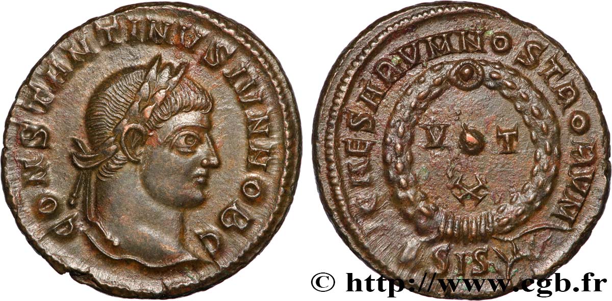 COSTANTINO II Centenionalis ou nummus SPL