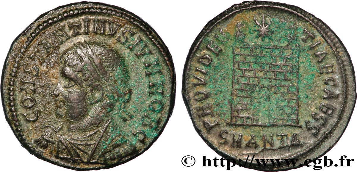 CONSTANTINE II Centenionalis ou nummus AU