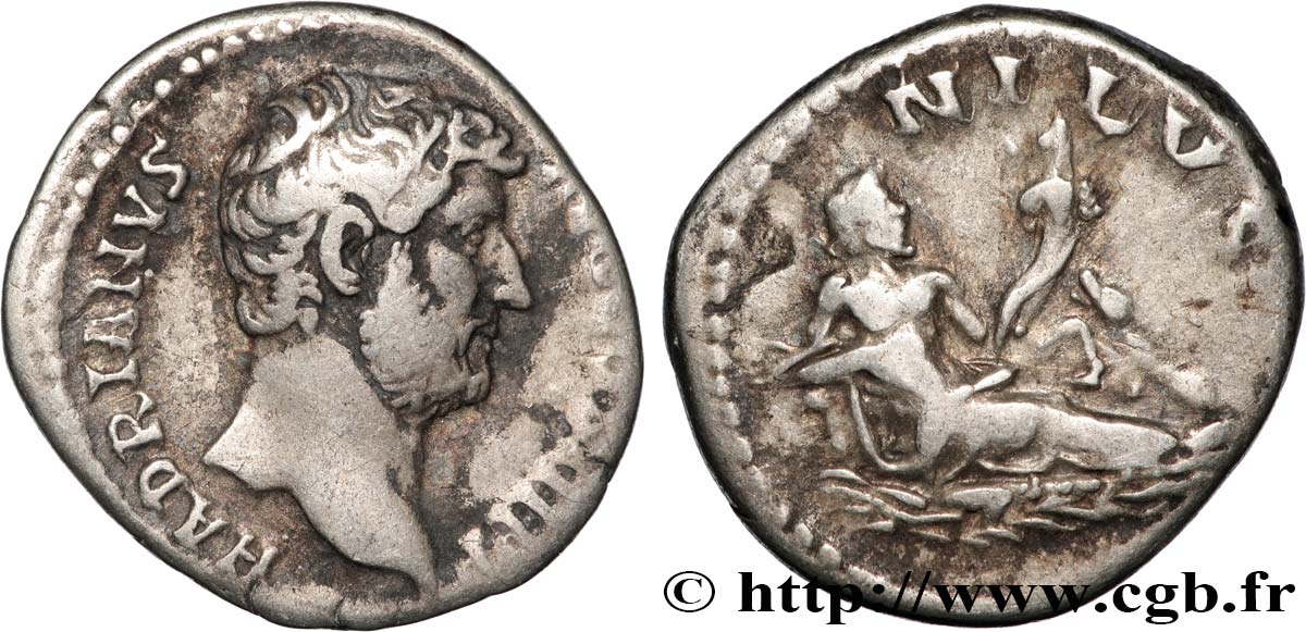 HADRIAN Denier XF