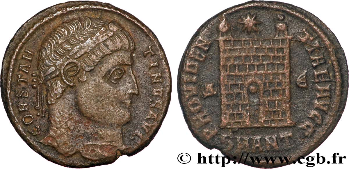 CONSTANTINE I THE GREAT Centenionalis ou nummus AU