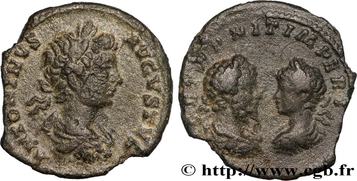 SEPTIMIUS SEVERUS E CACARALLA Denier BB