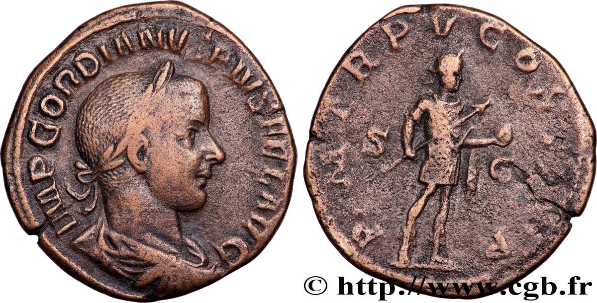 GORDIAN III Sesterce VF