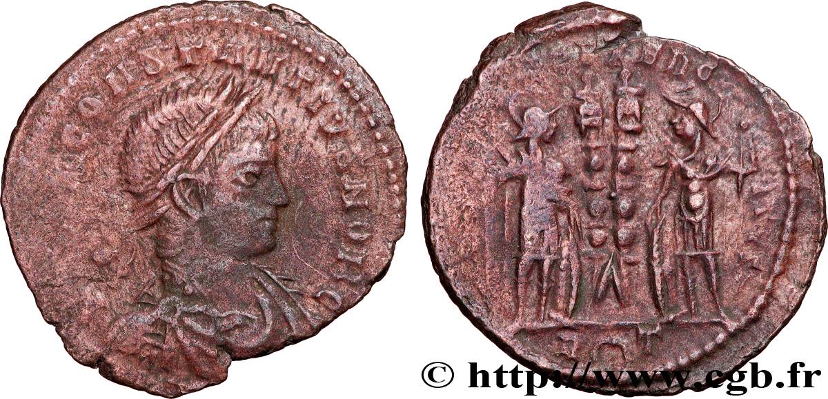 CONSTANTIUS II Centenionalis ou nummus XF